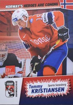 2018 BY Cards IIHF World Championship (Unlicensed) #NOR/2018-11 Tommy Kristiansen Front