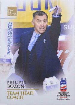 2019 BY Cards IIHF World Championship #FRA/2019-26 Philippe Bozon Front
