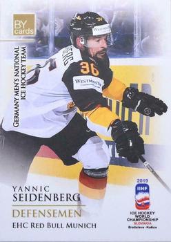 2019 BY Cards IIHF World Championship #GER/2019-09 Yannic Seidenberg Front