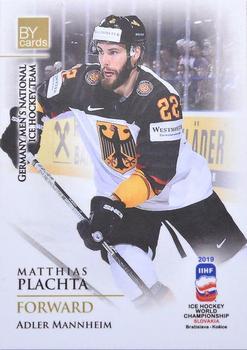 2019 BY Cards IIHF World Championship #GER/2019-13 Matthias Plachta Front