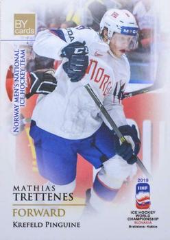 2019 BY Cards IIHF World Championship #NOR/2019-12 Mathias Trettenes Front