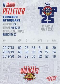 2021-22 Moncton Wildcats (QMJHL) Top-25 All-Time #8 Jakob Pelletier Back