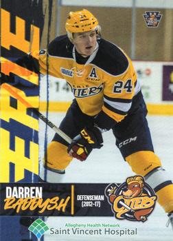 2021-22 Choice Erie Otters (OHL) 25th Anniversary #15 Darren Raddysh Front