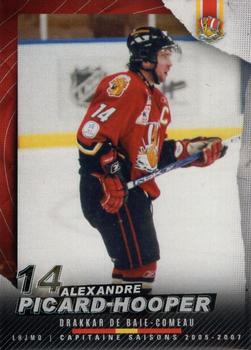 2021-22 Extreme Baie-Comeau Drakkar (QMJHL) Captain Series #5 Alexandre Picard-Hooper Front