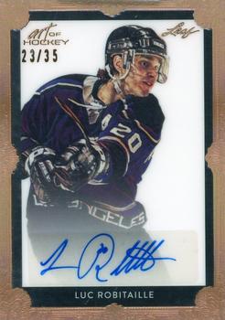 2022 Leaf Art of Hockey #BA-LR2 Luc Robitaille Front