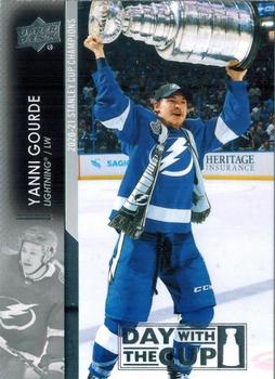 2021-22 Upper Deck - Day With The Cup #DWTC-15 Yanni Gourde Front