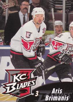 1999-00 Multi-Ad Kansas City Blades (IHL) #3 Aris Brimanis Front