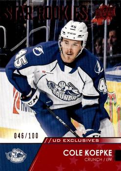 2021-22 Upper Deck AHL - Exclusives #122 Cole Koepke Front