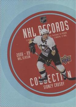 2021-22 Upper Deck - Record Collections Platinum #RB-19 Sidney Crosby Front