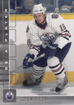 2001-02 Be a Player Update - 2001-02 Be A Player Memorabilia Update #477 Mike York Front