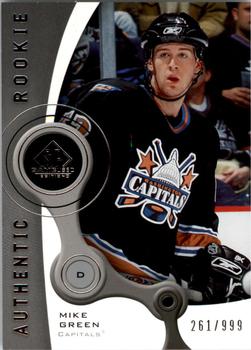 2005-06 Upper Deck Rookie Update - 2005-06 SP Game Used Update #240 Mike Green Front