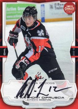 2012-13 Extreme Niagara IceDogs (OHL) Autographs #17 Anthony Difruscia Front