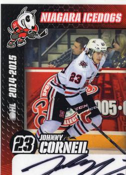 2014-15 Niagara IceDogs (OHL) Autographs #NNO Johnny Corneil Front