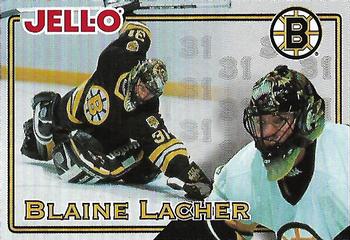 1995-96 Kraft - Jell-O Gelatin Crease Keepers Standard Size #NNO Blaine Lacher  Front