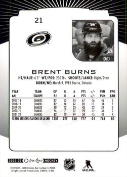 2022-23 O-Pee-Chee #21 Brent Burns Back