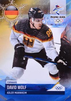 2022 BY Cards Beijing Olympics (Unlicensed) #GER/OLYMP/2022-22 David Wolf Front