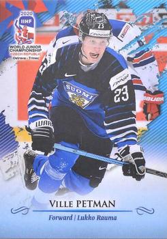 2020 BY Cards IIHF U20 World Championship (Unlicensed) #FIN/U20/2020-18 Ville Petman Front