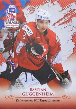 2020 BY Cards IIHF U20 World Championship (Unlicensed) #SUI/U20/2020-04 Bastian Guggenheim Front