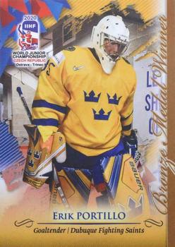2020 BY Cards IIHF U20 World Championship (Unlicensed) #SWE/U20/2020-03 Erik Portillo Front