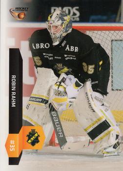 2015-16 Playercards HockeyAllsvenskan - Printing Plate Front Black #HA-023 Robin Rahm Front