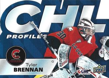 2021-22 Upper Deck CHL - CHL Profiles #PR-19 Tyler Brennan Front
