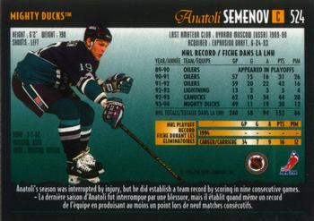 1994-95 O-Pee-Chee Premier #524 Anatoli Semenov Back