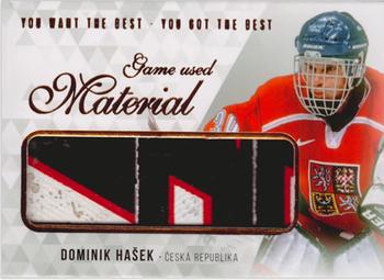 2018 OFS You Want the Best You Got the Best - Game Used Material #M-HŠ Dominik Hasek Front