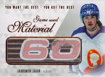 2018 OFS You Want the Best You Got the Best - Game Used Material #M-JJ Jaromir Jagr Front