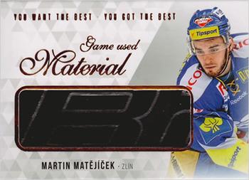 2018 OFS You Want the Best You Got the Best - Game Used Material #M-MM Martin Matejicek Front