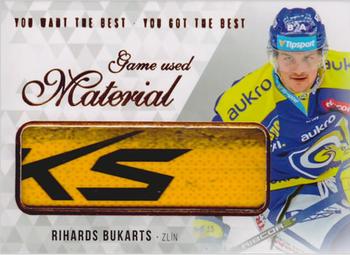 2018 OFS You Want the Best You Got the Best - Game Used Material #M-RB Rihards Bukarts Front