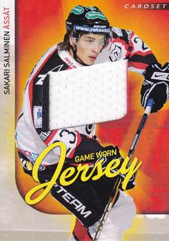 2009-10 Cardset Finland - Game Worn Jerseys Exchange #NNO Sakari Salminen Front