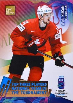 2022 BY Cards IIHF World Championship #SUI/2022-27 Dean Kukan Front
