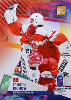 2022 BY Cards IIHF World Championship #DEN/2022-01 Frederik Dichow Front