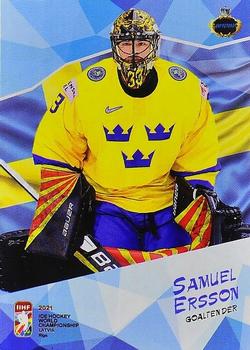 2021 AMPIR IIHF World Championship (Unlicensed) #SWE16 Samuel Ersson Front