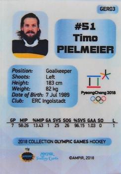 2018 AMPIR Olympic Games (Unlicensed) #GER03 Timo Pielmeier Back