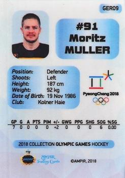 2018 AMPIR Olympic Games (Unlicensed) #GER09 Moritz Muller Back