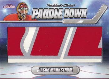 2022 President's Choice In The Crease - Paddle Down #PD-22 Jacob Markstrom Front