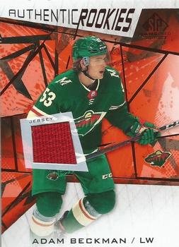 2021-22 SP Game Used - Red Jersey #131 Adam Beckman Front