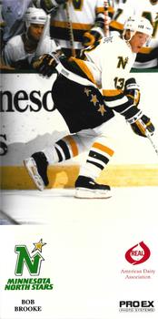 1988-89 Pro Ex American Dairy Minnesota North Stars #NNO Bob Brooke Front