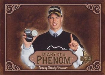 2005-06 Upper Deck - Diary of a Phenom #DP1 Sidney Crosby Front