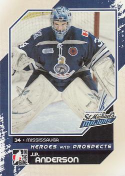 2010-11 In The Game Heroes and Prospects #12 J.P. Anderson Front