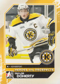 2010-11 In The Game Heroes and Prospects #30 Taylor Doherty Front