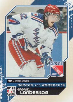 2010-11 In The Game Heroes and Prospects #36 Gabriel Landeskog Front