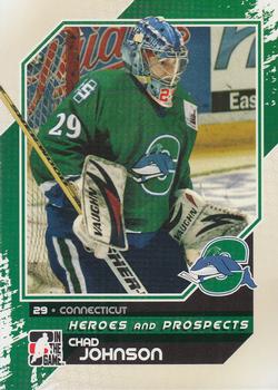 2010-11 In The Game Heroes and Prospects #131 Chad Johnson Front