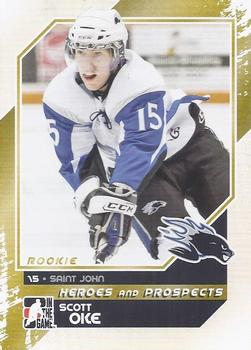 2010-11 In The Game Heroes and Prospects #187 Scott Oke Front