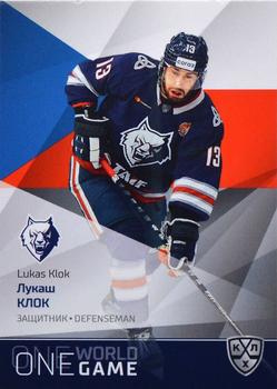 2021-22 Sereal KHL One World One Game Platinum Collection #ONE-125 Lukas Klok Front