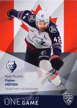 2021-22 Sereal KHL One World One Game Platinum Collection #ONE-127 Ryan Murphy Front
