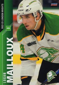 2022-23 Choice London Knights (OHL) #18 Logan Mailloux Front