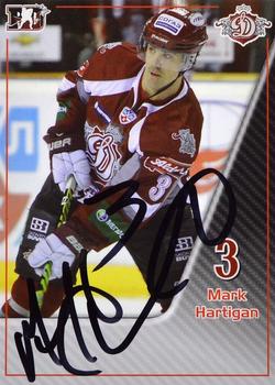 2010-11 Riga Dynamo (KHL) - Autographs #A-MHa Mark Hartigan Front