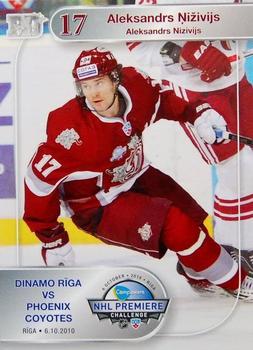 2010-11 Riga Dynamo (KHL) - NHL Premiere Challenge #N-04 Aleksandrs Nizivijs Front